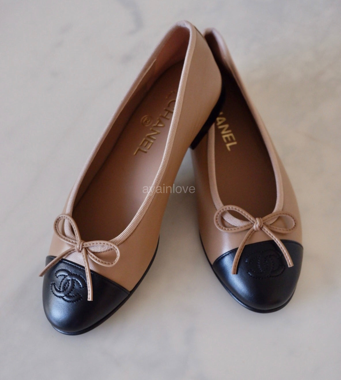 Chanel ballerina pumps best sale