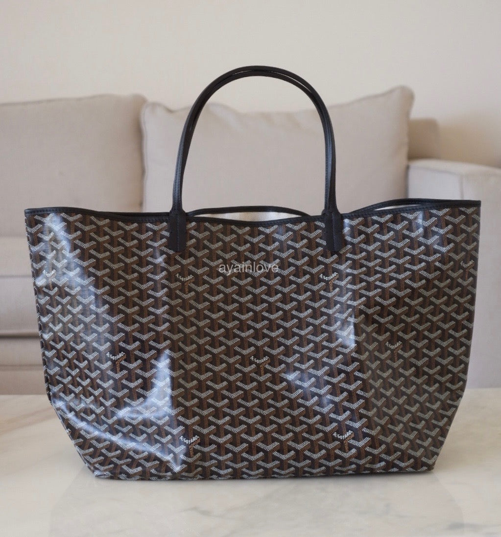 GOYARD St Saint Louis GM Black Tote Bag AYAINLOVE CURATED LUXURIES