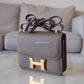 HERMES Constance Mini 18 Etoupe Epsom Gold Hardware B Stamp