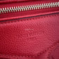 LOUIS VUITTON Lumineuse Red Orient Monogram Empreinte PM Satchel Gold Hardware