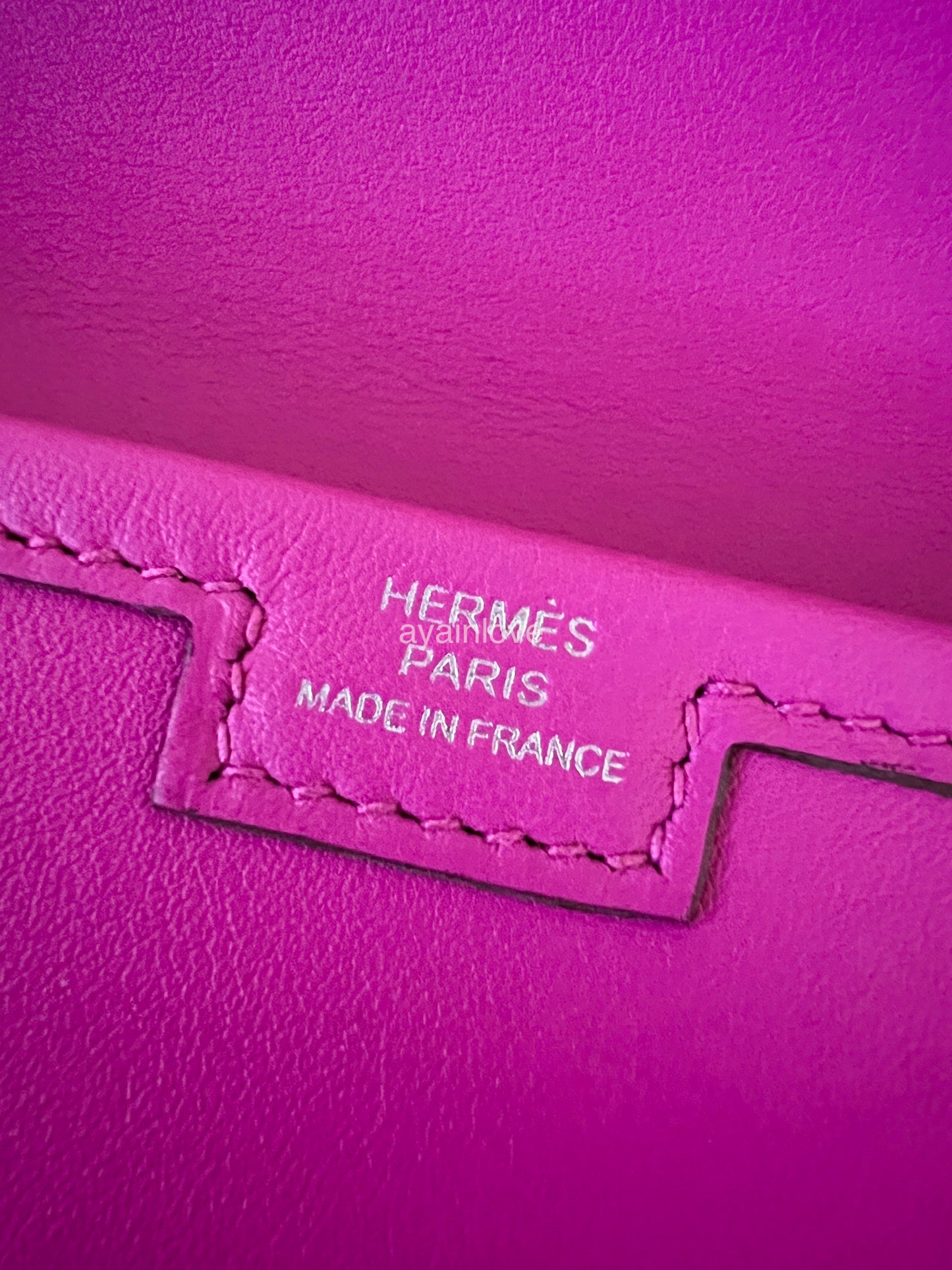 HERMES Jige Elan 29 Veau Swift Clutch Magnolia C Stamp