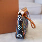 LOUIS VUITTON Pochette Accessories Black Multicolour Murakami Bag Gold Hardware