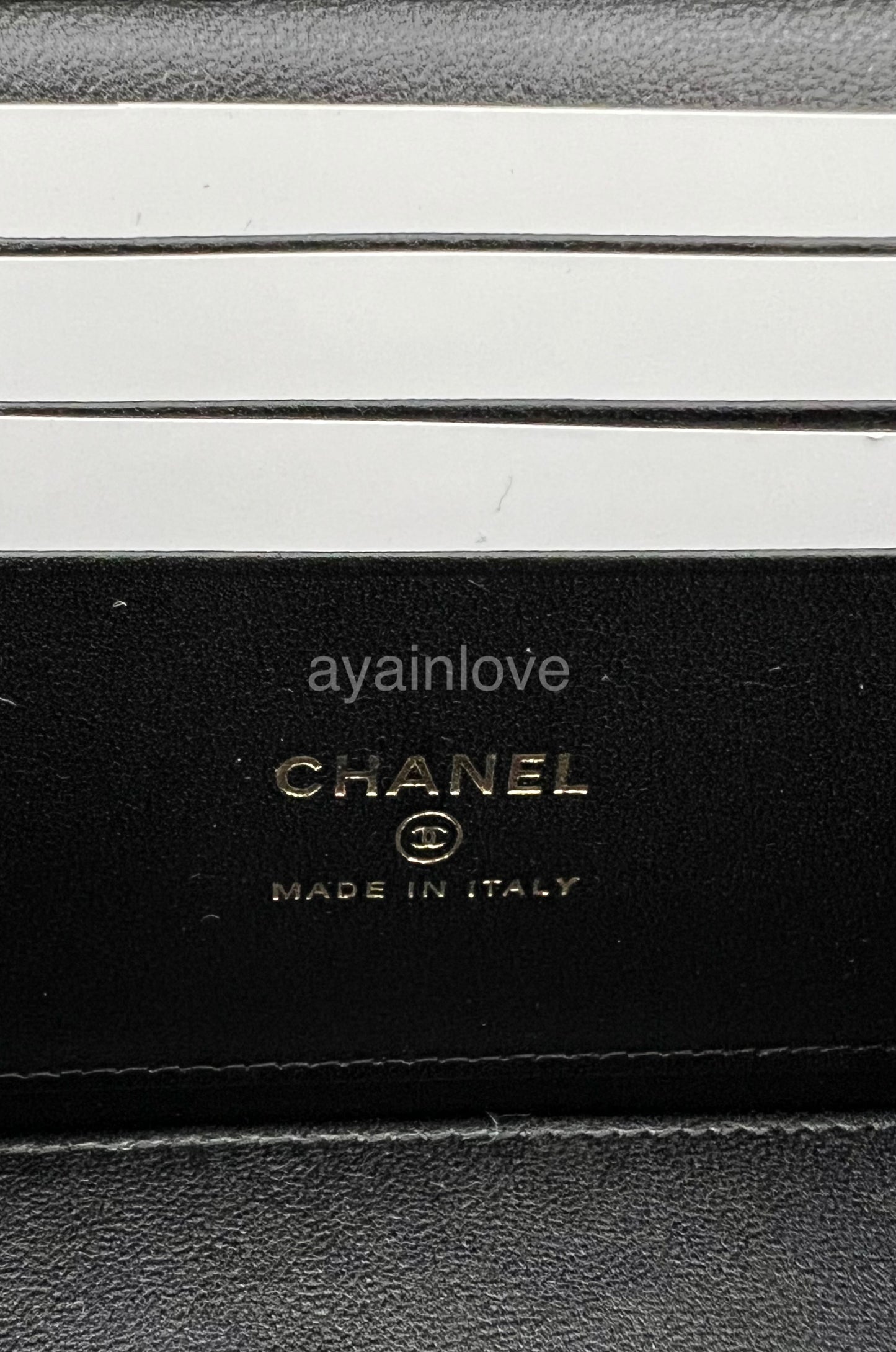 CHANEL Black Lamb Skin Top Handle Vanity Light Gold Hardware