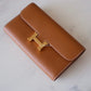 HERMES Constance To Go 18 CTG Clutch Gold Epsom Gold Hardware Z Stamp