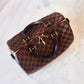 LOUIS VUITTON LV Speedy Bandoulier 30 Damier Ebene Bag Gold Hardware