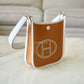 HERMES Mini Neo Evelyne 16 Bicolour Etoupe-Dune/Gris Pale Palladium Hardware W Stamp