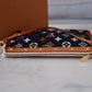 LOUIS VUITTON Pochette Accessories Black Multicolour Murakami Bag Gold Hardware