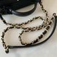 CHANEL Filigree Black Caviar Medium Vanity Case Brushed Gold Hardware