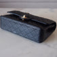 CHANEL Black Caviar Medium/Large Classic Flap Gold Hardware