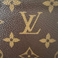 LOUIS VUITTON LV Felicie Pochette Monogram Canvas Fuchsia Gold Hardware
