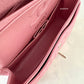 CHANEL 19S Iridescent Pink Caviar Small Classic Flap Light Gold Hardware