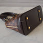 LOUIS VUITTON LV Alma BB Damier Ebene Bag Gold Hardware