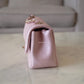 CHANEL 21S Iridescent Light Pink Calfskin Rectangular Mini Bag Light Gold Hardware