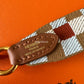 HERMES Multicolor Maxi Quadrille 25 mm Bag Strap 105 cm Length Gold Hardware U Stamp