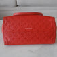 LOUIS VUITTON Lumineuse Red Orient Monogram Empreinte PM Satchel Gold Hardware