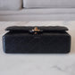 CHANEL Black Caviar Medium/Large Classic Flap Gold Hardware