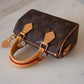 LOUIS VUITTON LV Nano Speedy *New Version* Monogram Canvas Bag Detachable Strap