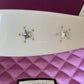 GUCCI Star Crystal Interlocking G White Resin Headband