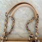 CHANEL Beige Clair Caviar Grand Shopping Tote Silver Hardware Series 16