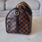 LOUIS VUITTON LV Speedy Bandoulier 30 Damier Ebene Bag Gold Hardware