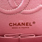 CHANEL 19S Iridescent Pink Caviar Small Classic Flap Light Gold Hardware