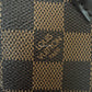 LOUIS VUITTON LV Speedy Bandoulier 30 Damier Ebene Bag Gold Hardware