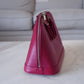 LOUIS VUITTON LV Alma PM Fuchsia Epi Leather Bag Silver Hardware