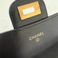 CHANEL Classic Black Calfskin Reissue 2.55 Long Clutch Flap Wallet Gold Hardware