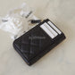 CHANEL Black Caviar New Style XL Zippy Card Holder Wallet Gold Hardware