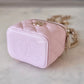 CHANEL 22S Light Pink Lamb Skin Square Vanity on Coco Chain Strap Light Gold Hardware