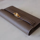 HERMES Kelly To Go 18 KTG Clutch Epsom Etoupe Gold Hardware