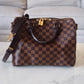 LOUIS VUITTON LV Speedy Bandoulier 30 Damier Ebene Bag Gold Hardware