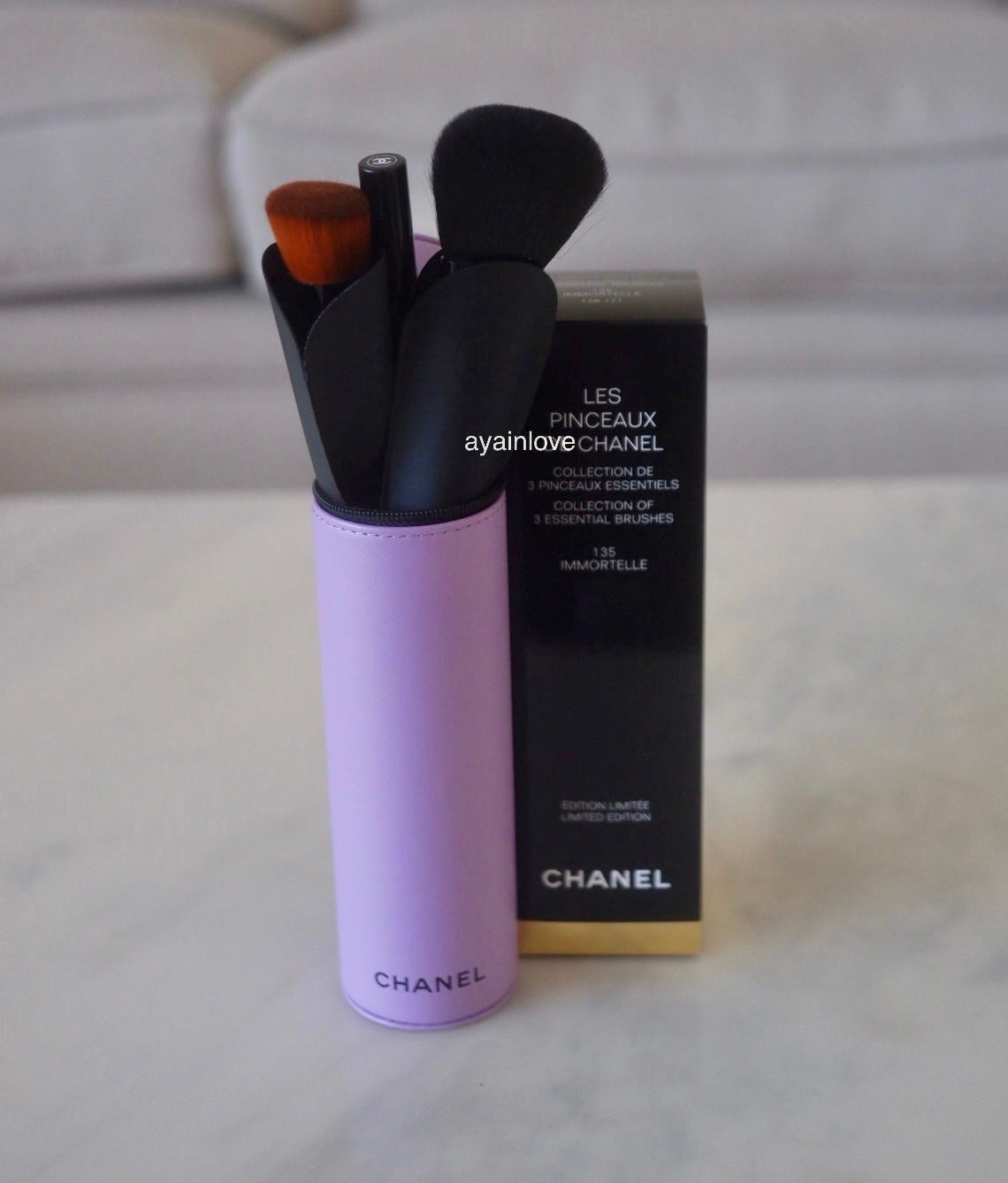 CHANEL Colour Codes Purple Immortelle Brush Set (3 Brushes)