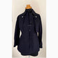 HERMES Dark Navy Cotton Three-in-One Trench Coat Vest Size 34