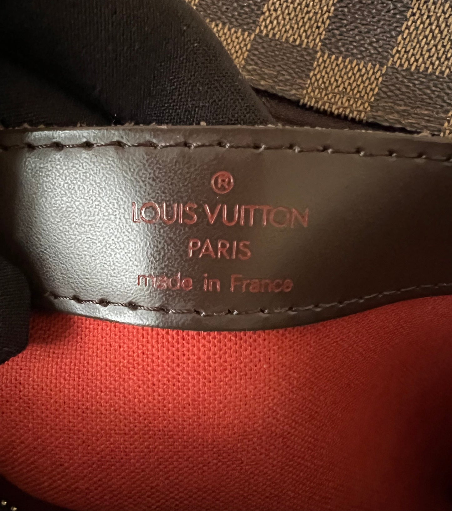 LOUIS VUITTON LV Naviglio Damier Ebene Messenger Bag