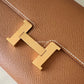 HERMES Constance To Go 18 CTG Clutch Gold Epsom Gold Hardware Z Stamp