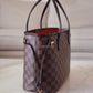 LOUIS VUITTON Neverfull PM Damier Ebene Gold Hardware