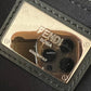 FENDI Forever FF Sheep Sherling Brown Belt Bag Silver Hardware