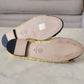 CHANEL CC Yellow Gold Tweed Ballet Shoes Size 38 EU