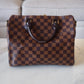 LOUIS VUITTON LV Speedy Bandoulier 30 Damier Ebene Bag Gold Hardware