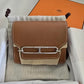 HERMES Roulis Slim Evercolor Gold with Inner Zipped Pouch Palladium Hardware (Z Stamp)