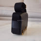 HERMES Geta Black Noir Chevre Mysore Goat Skin Gold Hardware Z Stamp