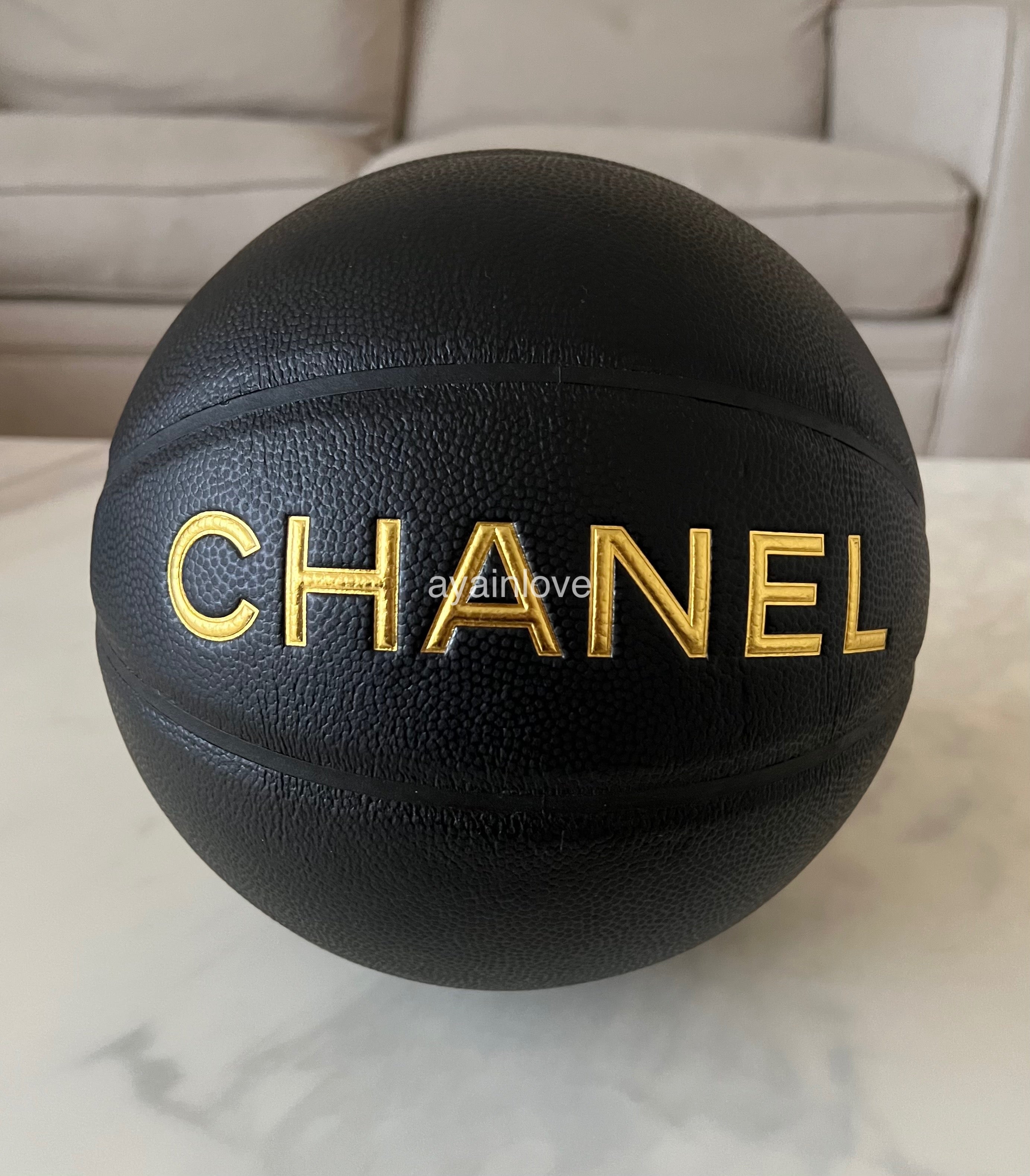 CHANEL 2019 Limited Edition Black Gold CC Logo Basketball and Black Ch –  AYAINLOVE CURATED LUXURIES