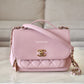 CHANEL Light Pink Caviar Small Business Affinity Light Gold Hardware