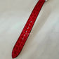 HERMES Nantucket 0.3ct Diamonds Watch Small 29mm Alligator Rogue Red Strap