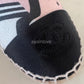 CHANEL 19C Star Pink White Canvas Espadrilles Shoes Size 37 EU