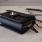 CHANEL 22C Black Caviar Like a Wallet Mini Flap Bag Gold Hardware