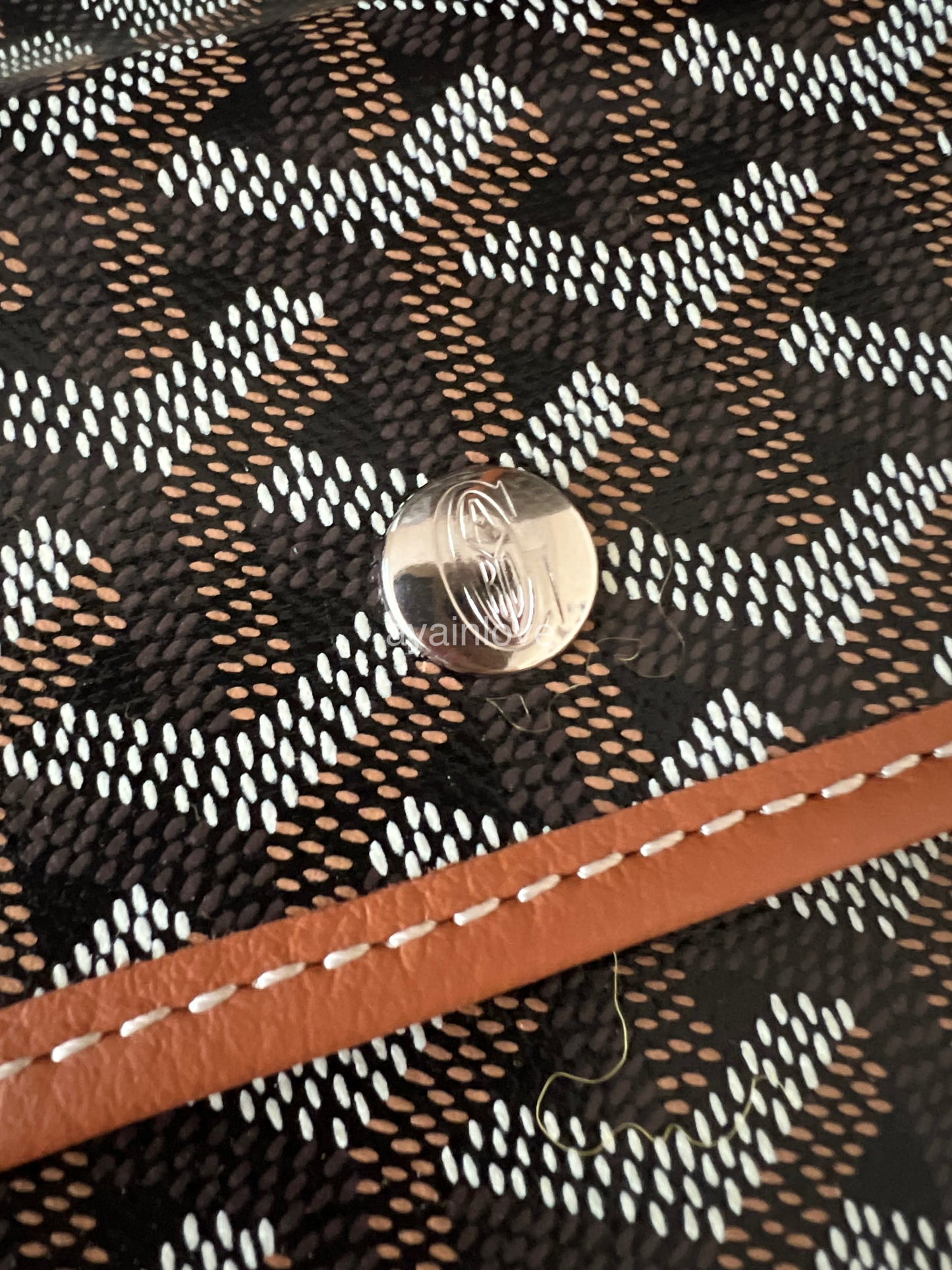 GOYARD St Saint Louis PM Brown and Black Tote Bag 2024