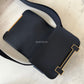 HERMES Geta Black Noir Chevre Mysore Goat Skin Gold Hardware Z Stamp