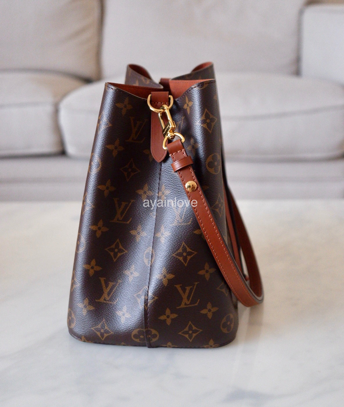 Louis vuitton drawstring online bag